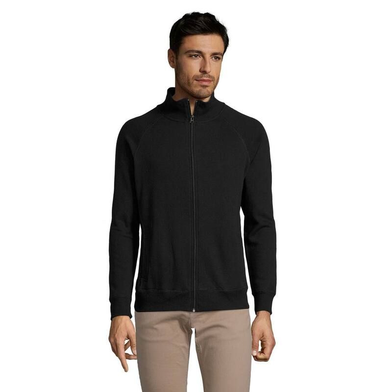 ソルズ レディース アウター ニット・セーター ジャケット SOLS Mensundae Full Zip Sweat Jacket Black ブラック
