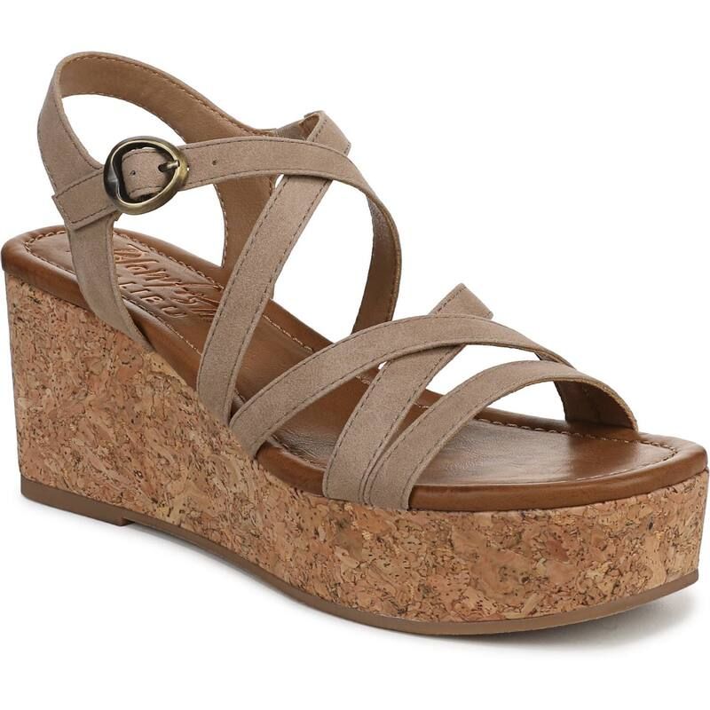 ブローフィッシュマリブ レディース シューズ サンダル プラットフォーム Blowfish Malibu Aurora Womens Platform Wedge Sandals Oak Brown