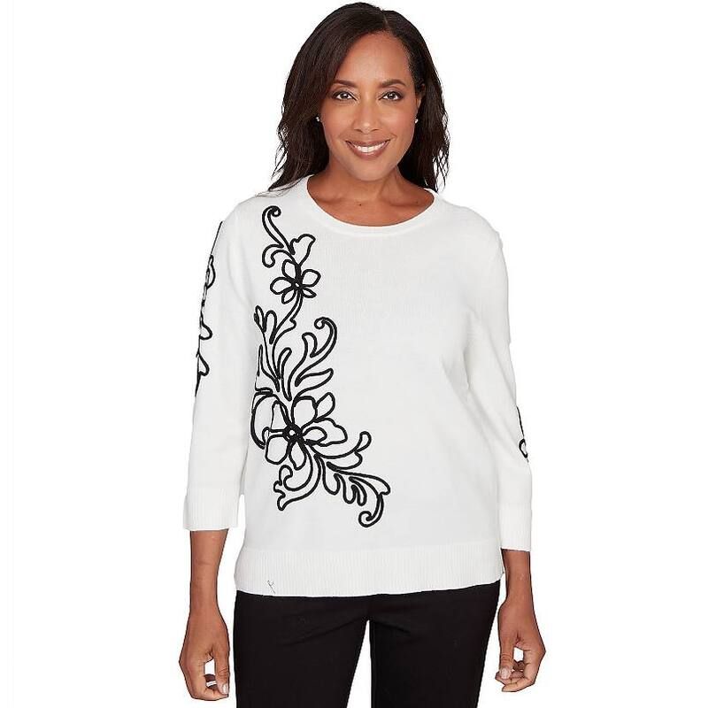 アルフレッド ダナー レディース アウター ニット・セーター フラワー柄 フラワー Womens Alfredunner Floral Soutache Lightweight Sweater No