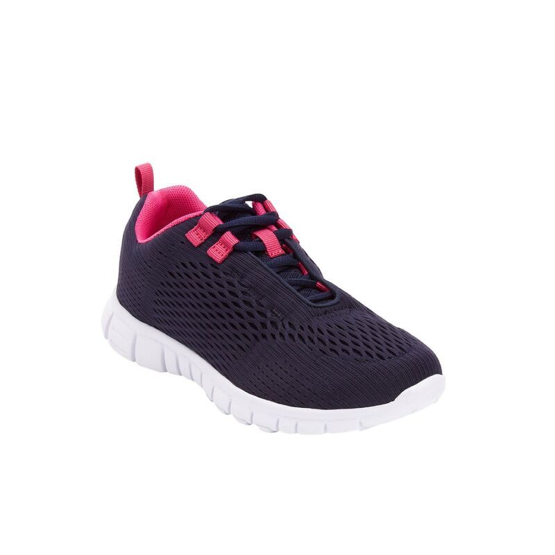 コンフォートビュー レディース シューズ スニーカー Comfortviewomens CV Sport Eddie Sneaker Navy Raspberry Sorbet ネイビー