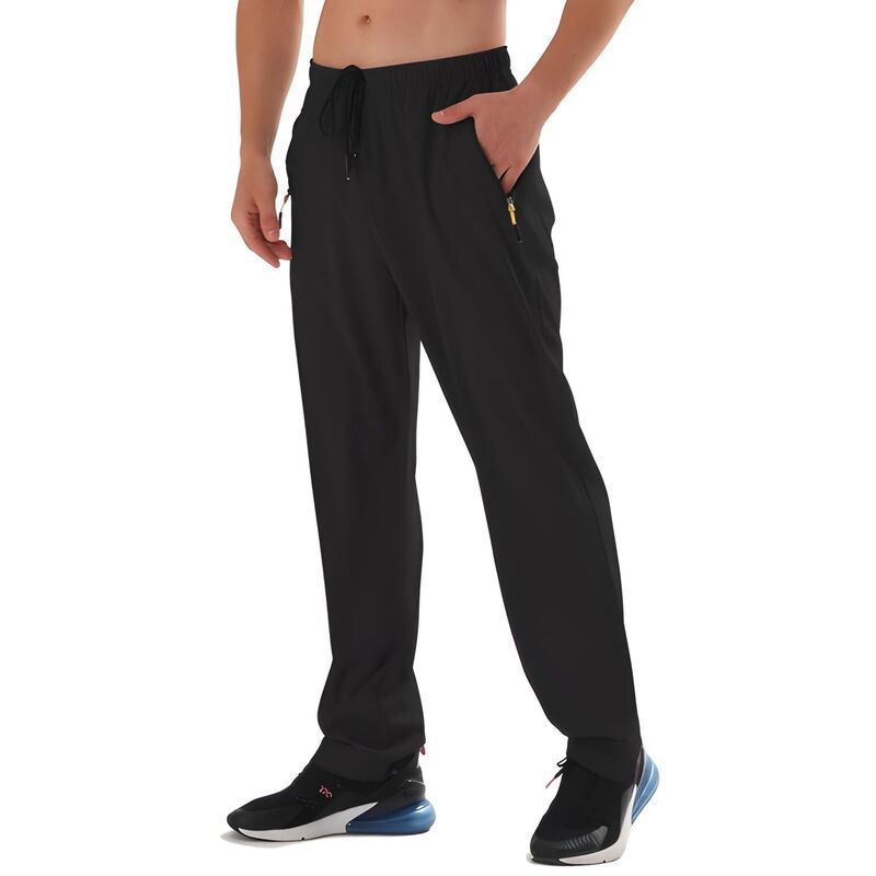 メガリテイラー レディース ボトムス カジュアルパンツ MegaRetailer Mens Quick Dry Outdoor Jogger Pants Black ブラック