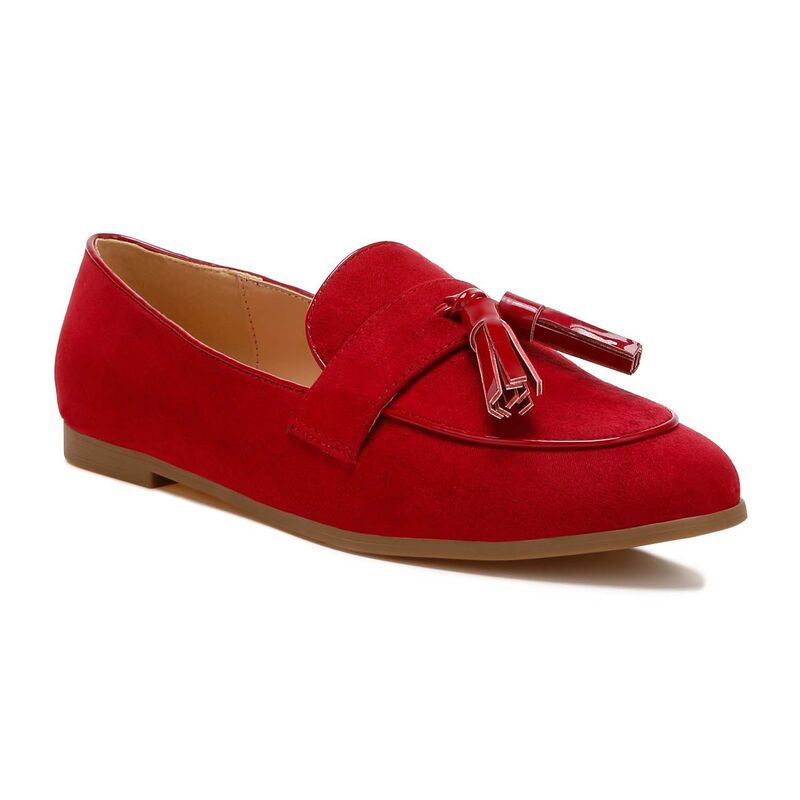 ラグアンドコー レディース シューズ スリッポン・ローファー Rag Co Folklore Womens Loafers Red レッド