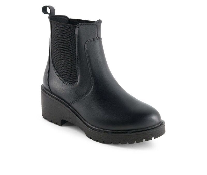 アンドレア レディース シューズ ブーツ・レインブーツ チェルシーブーツ チェルシー レザー Andrea Womens Leather Chelsea Boots 63353 Black ブラック