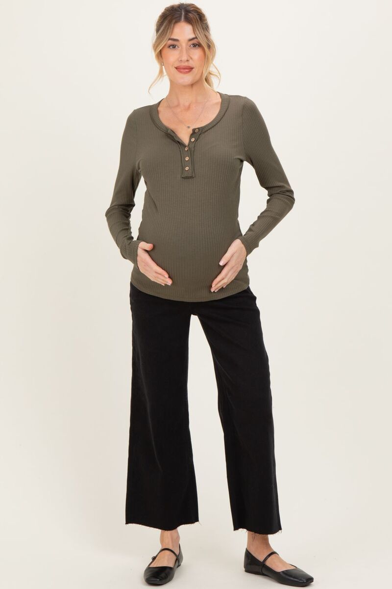 ピンクブラッシュ レディース ボトムス デニムパンツ ワイドレッグ マタニティ ジーンズ PinkBlush Maternity Raw Hem Crop Wide Leg Maternity Jea ピンクブラッシュ レディース ボトムス デニムパンツ ワイドレッグ マタニティ ジーンズ PinkBlush Maternity Raw Hem Crop Wide Leg Maternity Jea