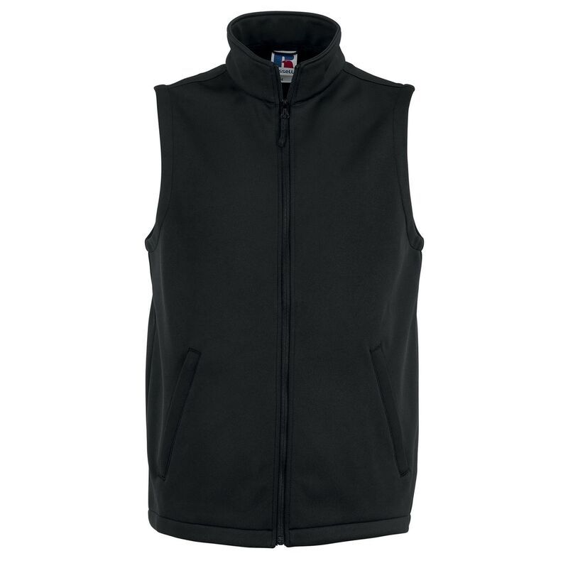 ラッセルアスレチック レディース アウター ジャケット・ブルゾン ジレ Russell Athletic Russell Mensmart Softshell Gilet Black ブラック