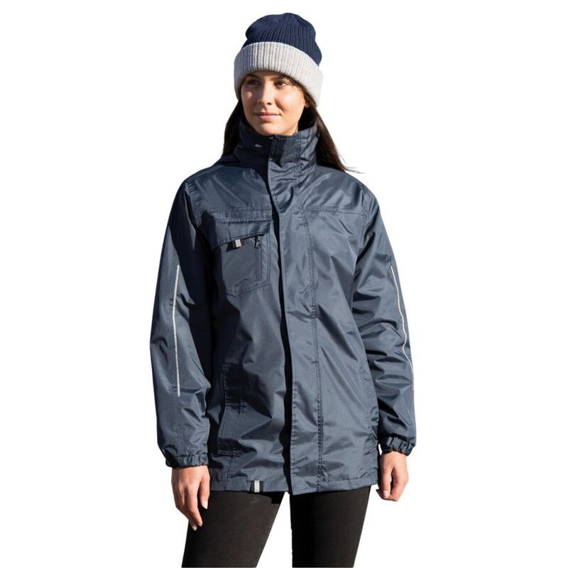 リザルト レディース アウター ジャケット・ブルゾン プリント Result Core WomensLadies Transit 3 in 1 Printable Jacket Navy ネイビー