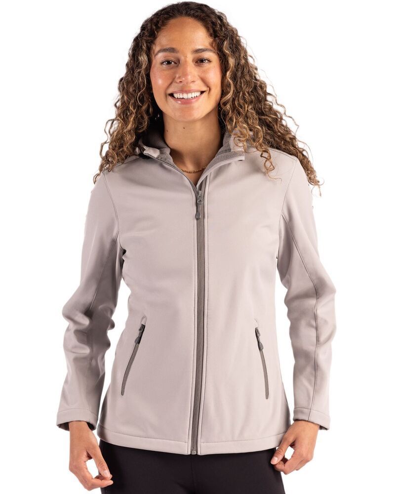クリーク レディース アウター ジャケット・ブルゾン フーデッドジャケット Clique Tempo Recycled Stretch Softshell Womens Hooded Jacket S