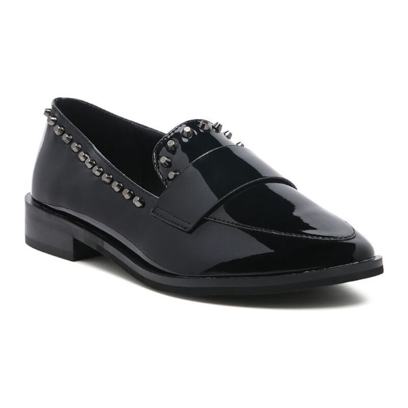 ラグアンドコー レディース シューズ スリッポン・ローファー Rag Co Emilia Womenstudded Loafers Black ブラック