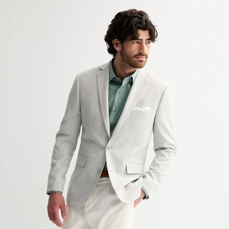 アプトナイン レディース アウター ジャケット・ブルゾン コート Mens Apt 9 Premier Flex SlimFit Essential Sport Coat Gray Weave グレー