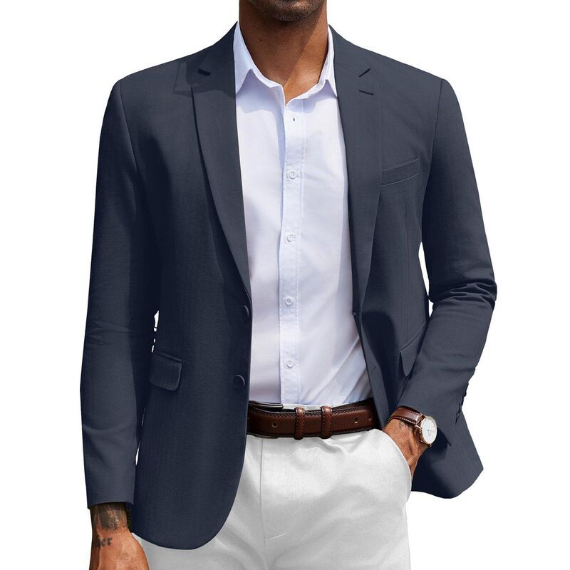 クーファンディ レディース アウター ジャケット・ブルゾン スリムフィット コート ブレザー COOFANDY Mens Blazer JacketwoButton Casual Herringbon