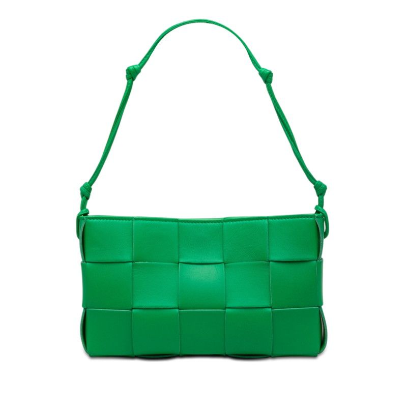 ボッテガヴェネタ マキシイントレチャート カセット ハンドバッグ グリーン レザー レディース BOTTEGAVENETA【228-75600】 71,390円