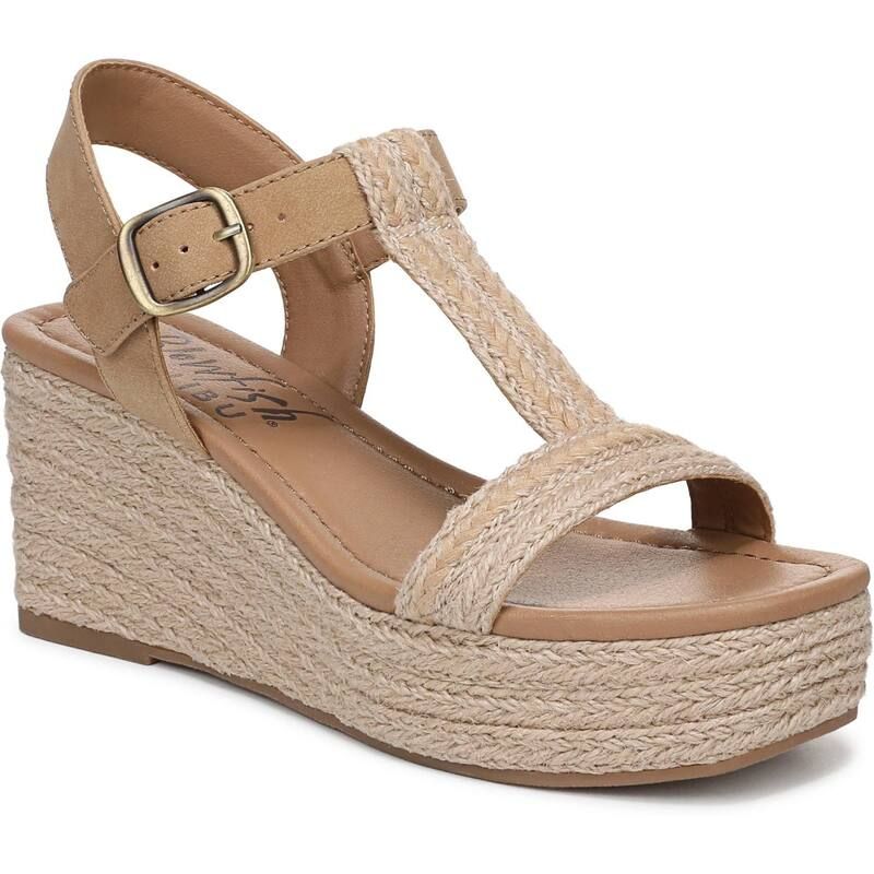 ブローフィッシュマリブ レディース シューズ サンダル Blowfish Malibu Annika Womens Wedge Slingback Sandals Natural Sand Nubub