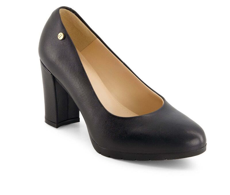 アンドレア レディース シューズ パンプス Andrea Womens Almond Toe Pumps 63569 Black ブラック