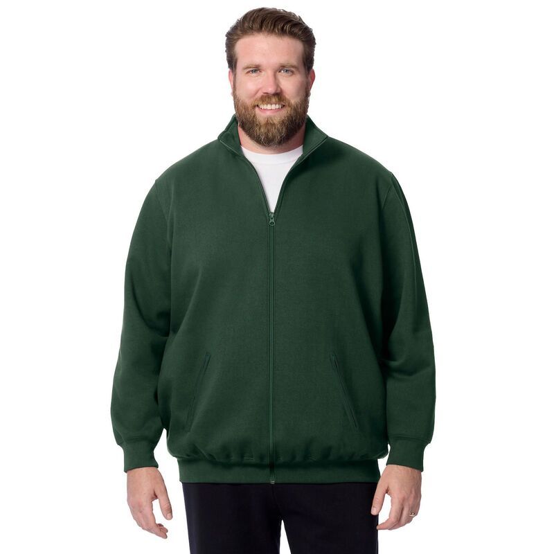 キングサイズ レディース アウター ジャケット・ブルゾン トール KingSize Mens Big Tall Reverse Weave Zip Up Jacket Glass Green グリーン