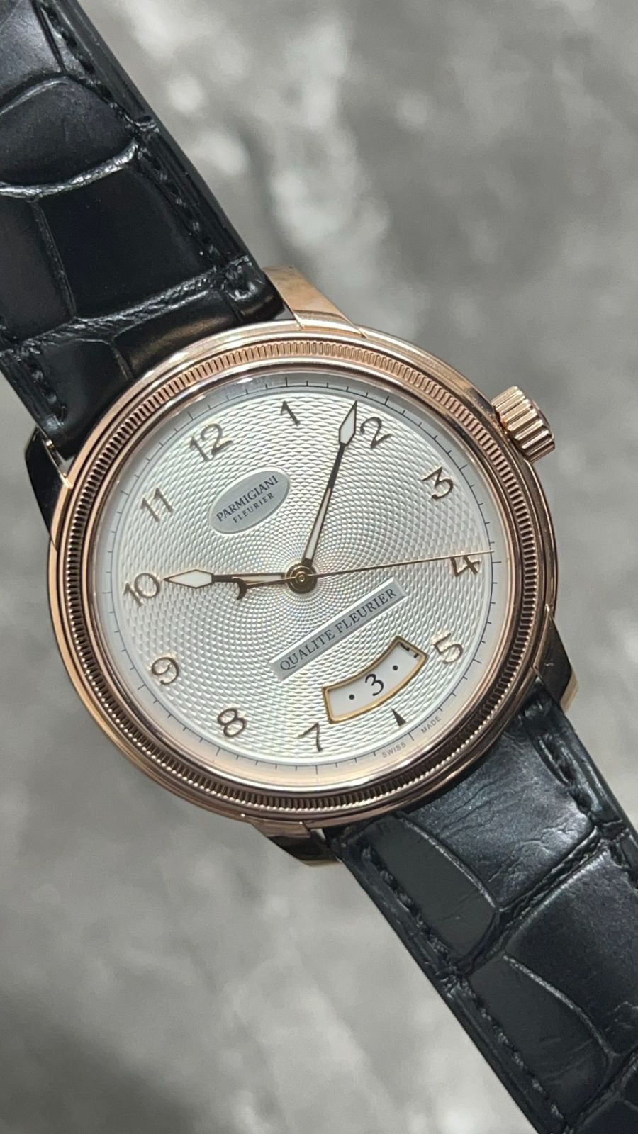 PARMIGIANI FLEURIER (パルミジャーニ フルリエ) トリック カリテフルリエ【2023年7月印】【中古美品】【PFC422-1600100-HA1441】