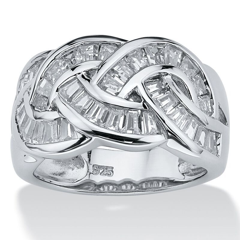パームビーチジュエリー レディース アクセサリー リング PalmBeach Jewelry 180 TCW Cubic Zirconia ChannelSet Ring in Platinumpla 27,160円