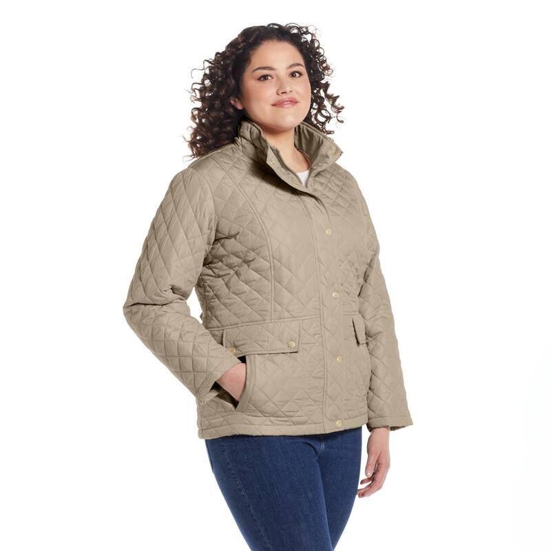 ウェザーキャスト レディース アウター ジャケット・ブルゾン プラスサイズ キルティング Plusize Weathercast Modern Quilted Barn Jacket Blue Fog ウェザーキャスト レディース アウター ジャケット・ブルゾン プラスサイズ キルティング Plusize Weathercast Modern Quilted Barn Jacket Blue Fog