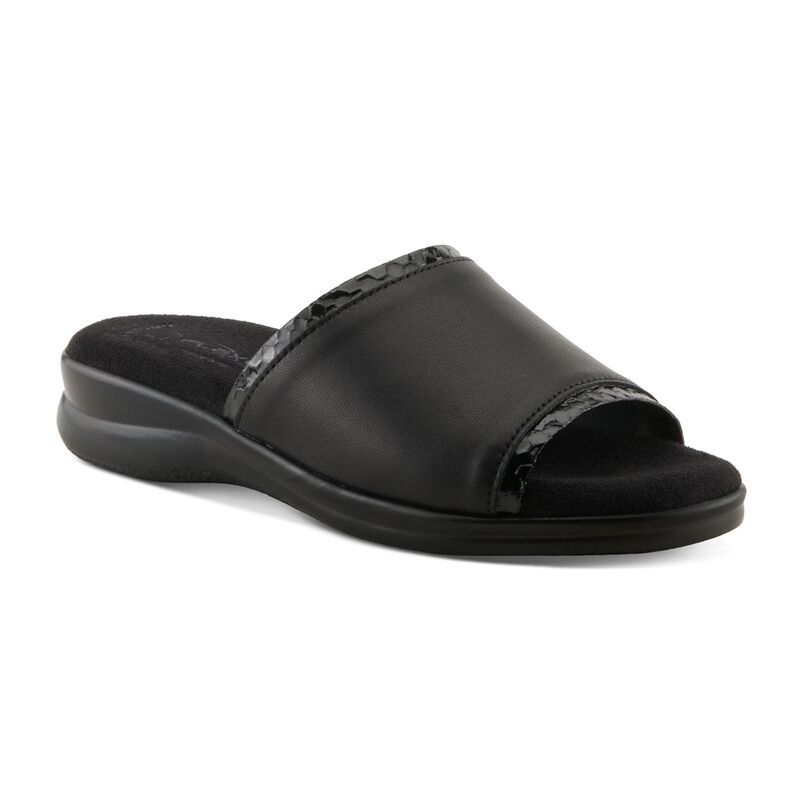 スプリングステップ レディース シューズ サンダル Flexus by Spring Step Cumbia Womenslide Sandals Black ブラック