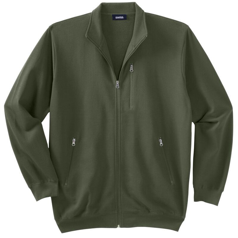 キングサイズ レディース アウター ジャケット・ブルゾン トール フリース KingSize Mens Big Tall FullZip Fleece Jacket Deep Olive オリーブ