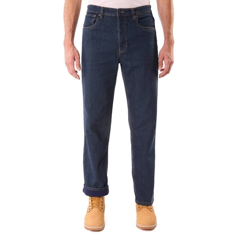 スミスワークウェア レディース ボトムス デニムパンツ ジーンズ フリース Mensmiths Workwear Stretch Fleece Lined Jeans Dark Vintage Was