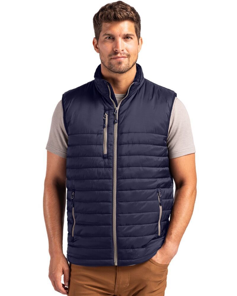 クリーク レディース アウター ジャケット・ブルゾン ベスト Clique Valhalla Full Zip Mens Puffer Vest Dark Navy ネイビー