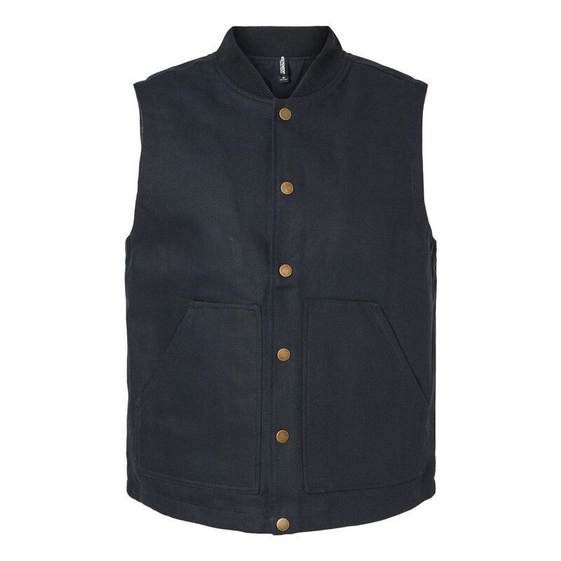 インディペンデントトレーディング レディース アウター ジャケット・ブルゾン ベスト Independentrading Co Insulated Canvas Workwear Vest Black