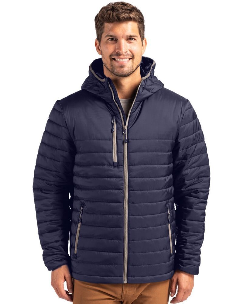 クリーク レディース アウター ジャケット・ブルゾン Clique Valhalla Full Zip Mens Puffer Jacket Dark Navy ネイビー
