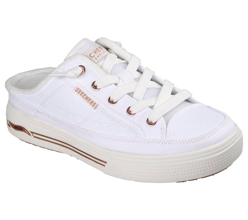 スケッチャーズ レディース シューズ サンダル スニーカー Skecherstreet Arch Fit Womensupportive Comfort Sneakers White ホワイト