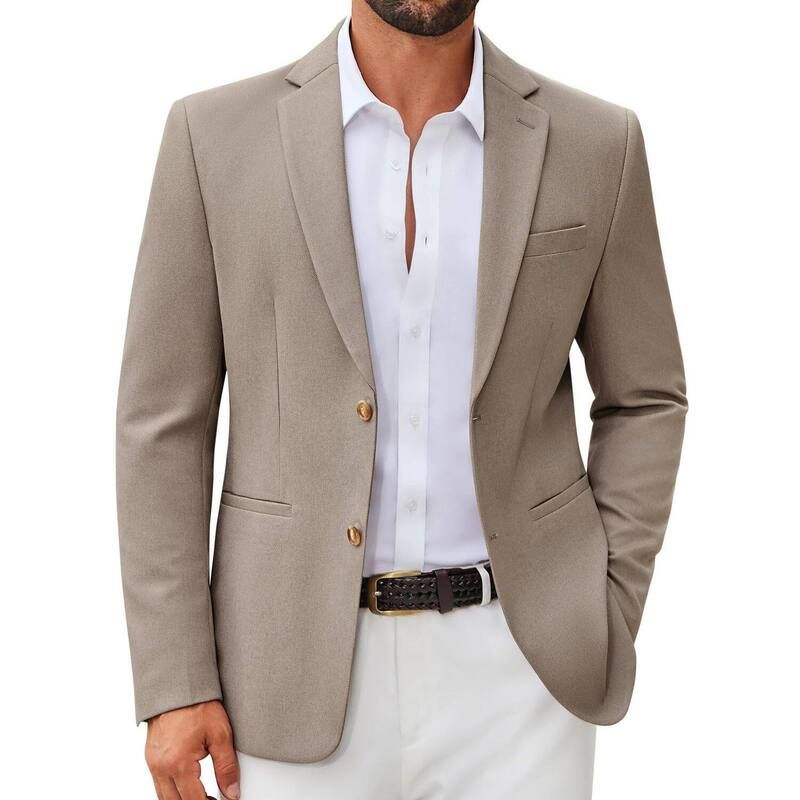 クーファンディ レディース アウター ジャケット・ブルゾン レギュラーフィット コート ブレザー ニット COOFANDY Mens Knit Sport Coat Lightweight Casua
