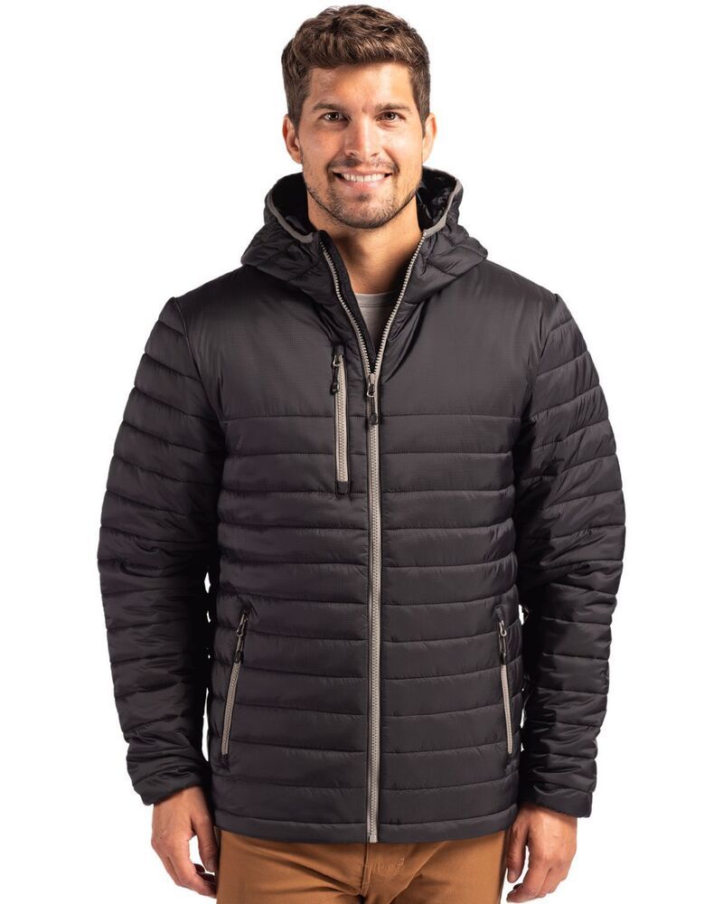 クリーク レディース アウター ジャケット・ブルゾン Clique Valhalla Full Zip Mens Puffer Jacket Black ブラック