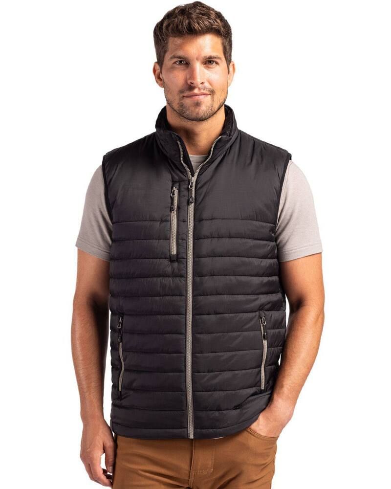 クリーク レディース アウター ジャケット・ブルゾン ベスト Clique Valhalla Full Zip Mens Puffer Vest Black ブラック
