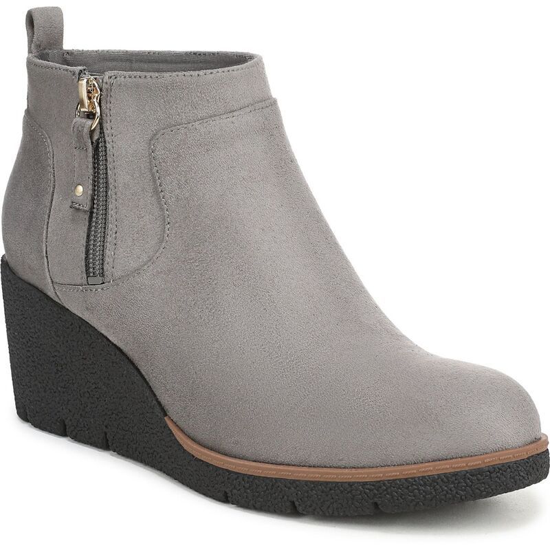 ドクター・ショール レディース シューズ ブーツ・レインブーツ Dr Scholls Bianca Womens Wedge Boots Gray グレー