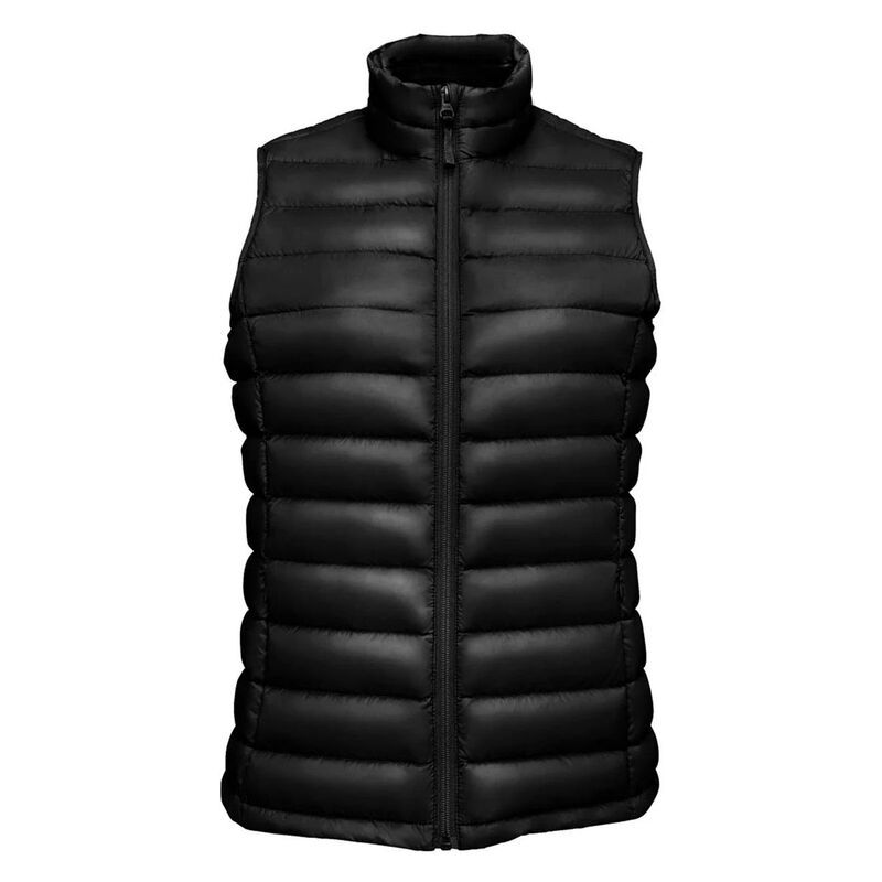 ソルズ レディース アウター ジャケット・ブルゾン SOLS WomensLadies Wilson Lightweight Padded Bodywarmer Black ブラック