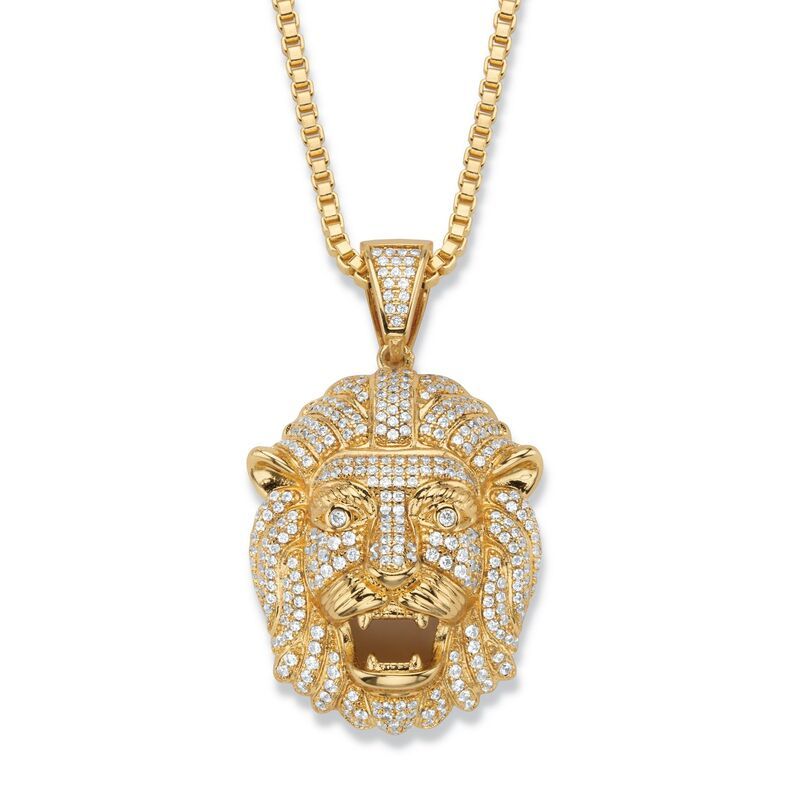 パームビーチジュエリー レディース アクセサリー ネックレス・チョーカー・ペンダントトップ レース PalmBeach Jewelry Mens 206 Cttw Cubic Zirconia Gol