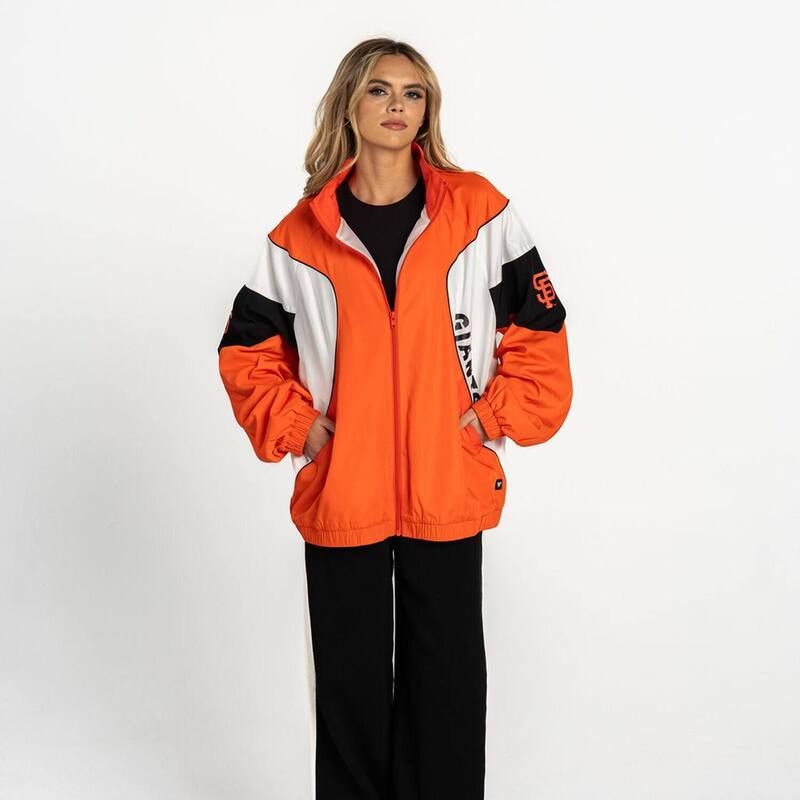 ザワイルドコレクティブ レディース アウター ジャケット・ブルゾン Womens The Wild Collective Orange San Francisco Giants FullZip Tra