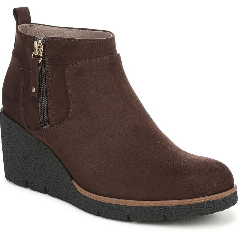 ドクター・ショール レディース シューズ ブーツ・レインブーツ Dr Scholls Bianca Womens Wedge Boots Dark Umber