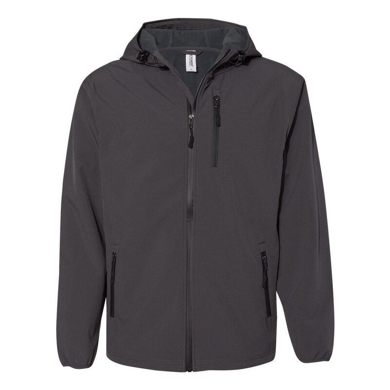インディペンデントトレーディング レディース アウター ジャケット・ブルゾン Independentrading Co PolyTech Soft Shell Jacket Graphite グラファ
