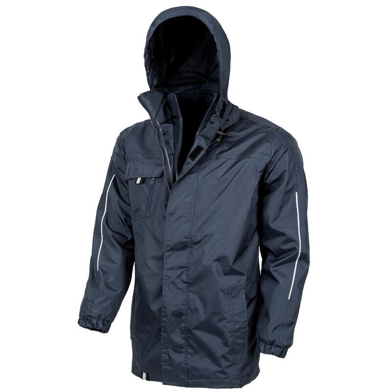 リザルト レディース アウター ジャケット・ブルゾン プリント Result Core Mens Printable 3In1 Transit Jacket Navy ネイビー