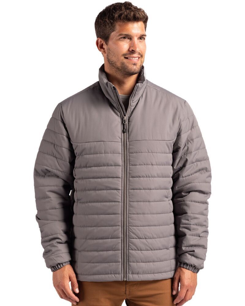 クリーク レディース アウター ジャケット・ブルゾン Cliquelevation Full Zip Mens Puffer Jacket Pure Slate スレート