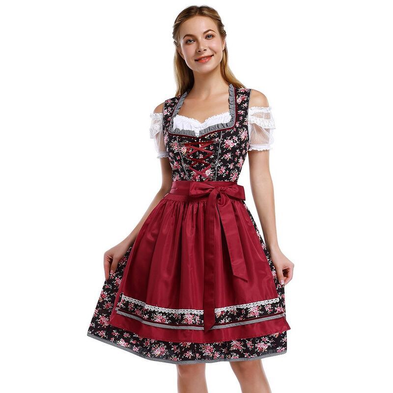 ミスキー レディース トップス ワンピース MISSKY Womens Bavarian Oktoberfest Costume German Dirndl Dresses For Carnival