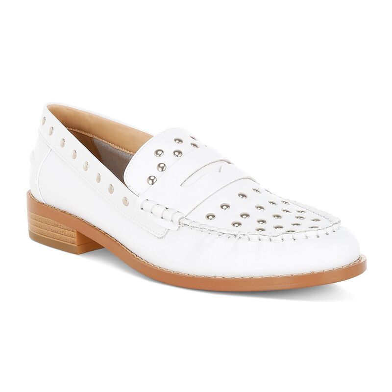 ラグアンドコー レディース シューズ スリッポン・ローファー Rag Coglavia Womens Loafers White ホワイト