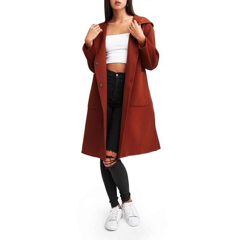 ベルアンドブルーム レディース アウター ジャケット・ブルゾン ウール コート Belle Bloom Walk This Way Wool Blend Oversized Coat Caramel