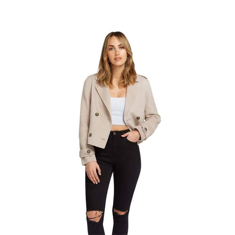 ベルアンドブルーム レディース アウター ジャケット・ブルゾン コート Belle Bloom Better Off Military Peacoat Sand サンド