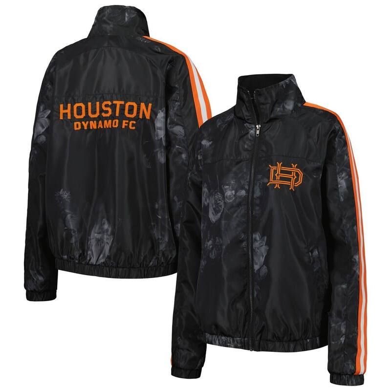 ザワイルドコレクティブ レディース アウター ジャケット・ブルゾン Womens The Wild Collective Black Houston Dynamo FC FullZip Track J