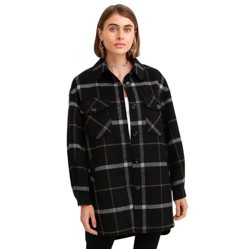 ベルアンドブルーム レディース アウター ジャケット・ブルゾン Belle Bloom Rivers Edge Plaid Shacket Black Plaid ブラック