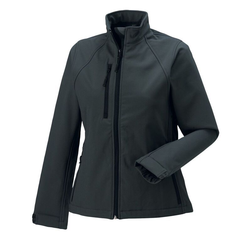 ジャージーズ レディース アウター ジャケット・ブルゾン Jerzees Colours Ladies Wateresistant Windproof Soft Shell Jacketitanium