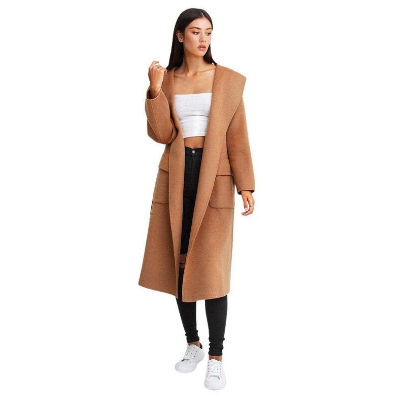 ベルアンドブルーム レディース アウター ジャケット・ブルゾン ウール コート Belle Bloom Runaway Wool Blend Robe Coat Dark Camel キャメル