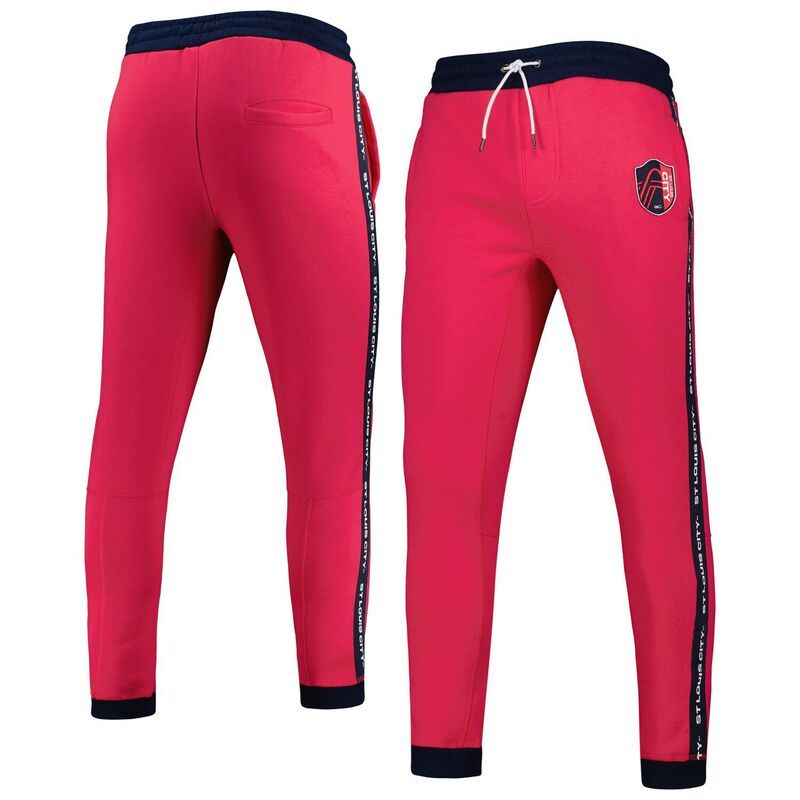 アンブランデッド レディース ボトムス カジュアルパンツ Unbranded Mens The Wild Collective Red St Louis City SC Jogger Pantslc