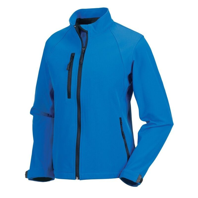 ジャージーズ レディース アウター ジャケット・ブルゾン Jerzees Colours Ladies Wateresistant Windproof Soft Shell Jacket Azur B