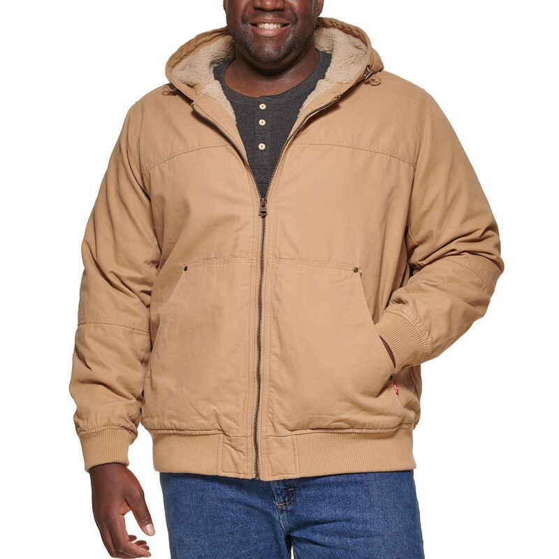 リーバイス レディース アウター ジャケット・ブルゾン トール Big TallevisherpaLined Trucker Jacketan タン